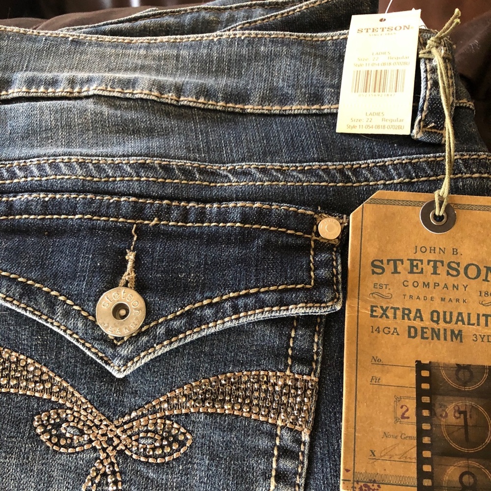 Stetson 816 Ladies Boot Cut Jeans with stretch.